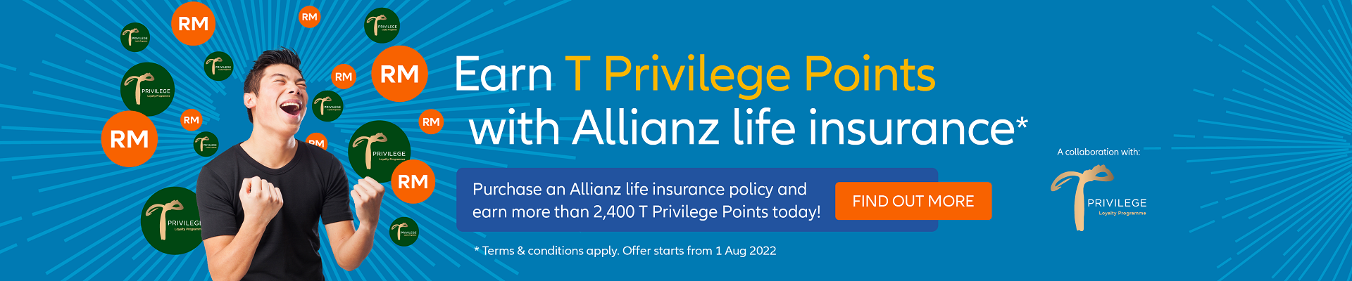 Earn T Privelege Points with Allianz Life Insurance